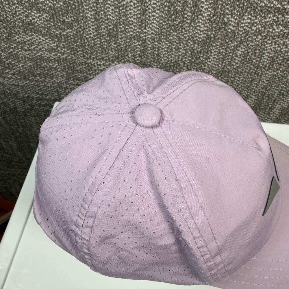 Snowbird Hat Performance Snapback Kids OS Purple Perforated Breathable Cap - Picture 6 of 8